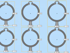 wedding ring with different sizes r9 3d print model 3D Print Model