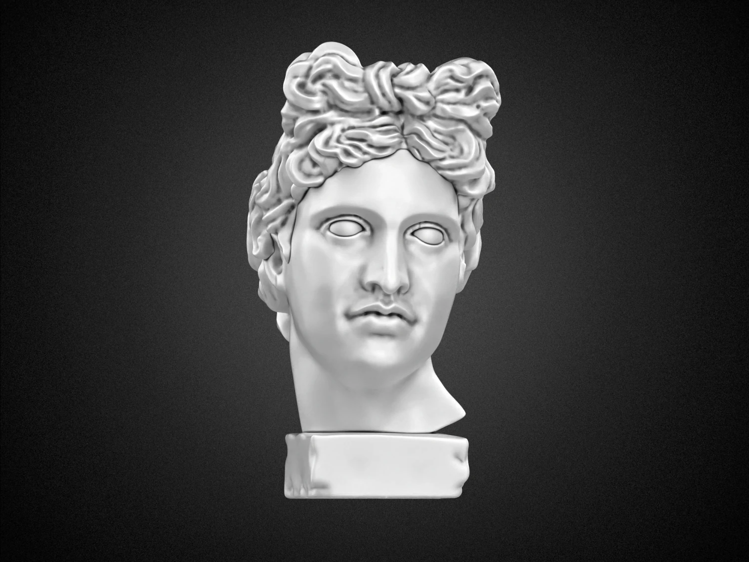 apollo head 3d print model 3D Print Model .c4d .max .obj .3ds .fbx .stl .blend 