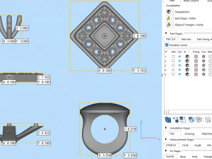 earrings studs gold e12 3d print model 3D Print Model
