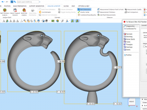 Panther gemstone ring R22 3D print model 3D-Druckmodell