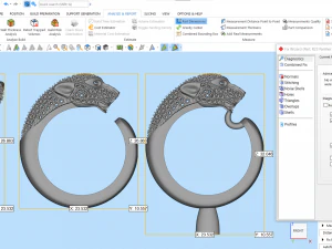 Panther gemstone ring R23 3D print model 3D Print Model