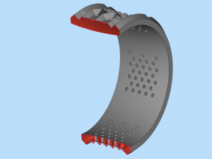 Bitcoin wedding ring R25 3D print model Modelo de impresión 3D