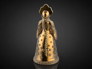 Snow Maiden Christmas Bell Figurine 3D print model 3D Print Model