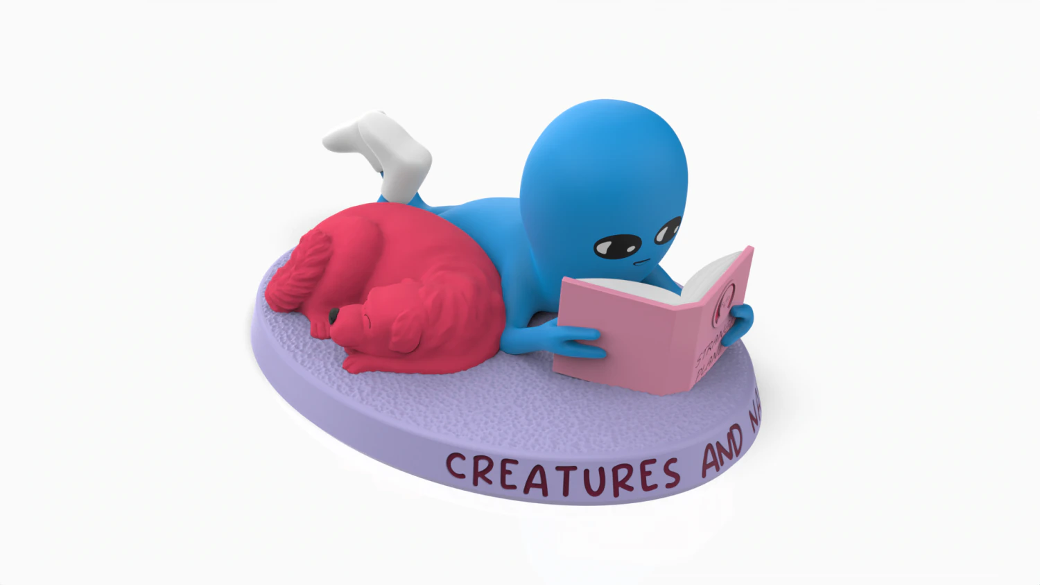 Strange Planet Creatures and Narratives Figure F3 3D print model 3D Print Model .c4d .max .obj .3ds .fbx .stl .blend
