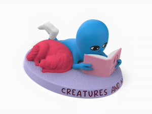 Strange Planet Creatures and Narratives Figure F3 3D print model 3D Print Model