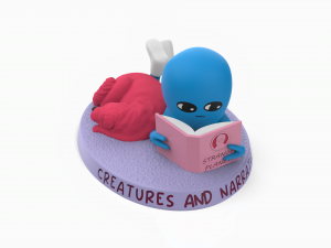 Strange Planet Creatures and Narratives Figure F3 3D print model 3D Принт Модель