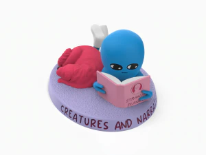 Strange Planet Creatures and Narratives Figure F3 3D print model 3D Print Model