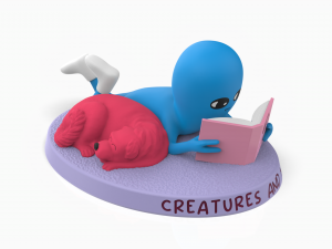 Strange Planet Creatures and Narratives Figure F3 3D print model 3D Принт Модель