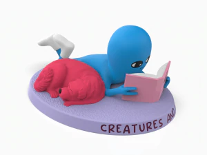 Strange Planet Creatures and Narratives Figure F3 3D print model 3D Print Model