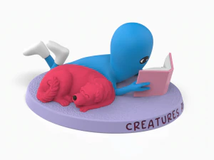 Strange Planet Creatures and Narratives Figure F3 3D print model 3D Print Model