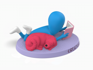 Strange Planet Creatures and Narratives Figure F3 3D print model 3D Принт Модель