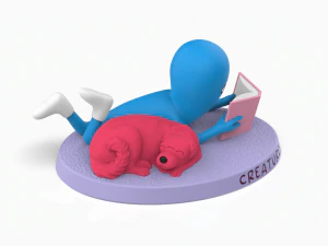 Strange Planet Creatures and Narratives Figure F3 3D print model 3D Print Model