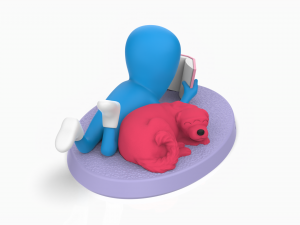 Strange Planet Creatures and Narratives Figure F3 3D print model 3D Принт Модель
