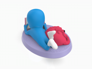 Strange Planet Creatures and Narratives Figure F3 3D print model 3D Принт Модель