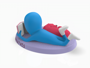 Strange Planet Creatures and Narratives Figure F3 3D print model 3D Принт Модель
