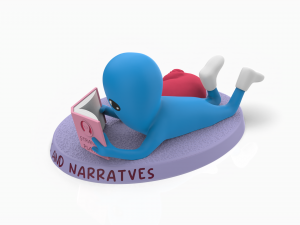 Strange Planet Creatures and Narratives Figure F3 3D print model 3D Принт Модель