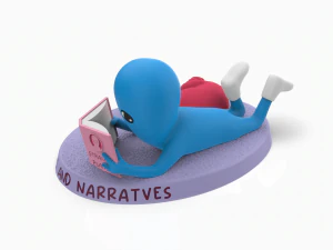 Strange Planet Creatures and Narratives Figure F3 3D print model 3D Print Model