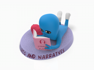 Strange Planet Creatures and Narratives Figure F3 3D print model 3D Принт Модель