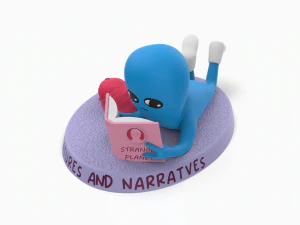 Strange Planet Creatures and Narratives Figure F3 3D print model 3D Print Model