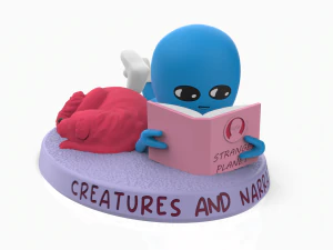 Strange Planet Creatures and Narratives Figure F3 3D print model 3D Print Model