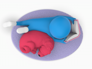 Strange Planet Creatures and Narratives Figure F3 3D print model 3D Принт Модель