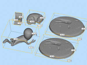 Strange Planet Creatures and Narratives Figure F3 3D print model 3D Print Model