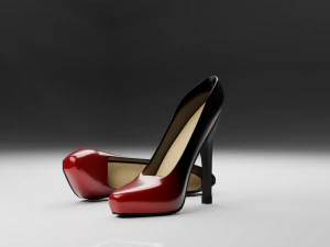 Damenschuhe 3D Modell