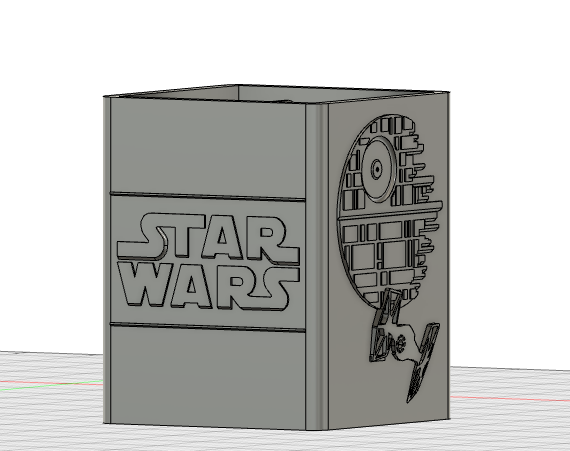 Pen holder star wars 3D in 3DExport