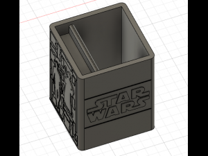 Pen holder star wars 3D Druckmodell