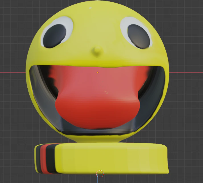 pacman 3D Print Model .c4d .max .obj .3ds .fbx .stl .blend 