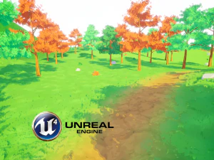 Gestileerde toon shader-omgevingsactiva 3D Model