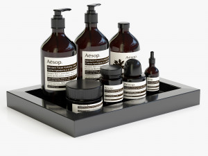 bathroom accessories 01 3D-Modell