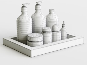 bathroom accessories 01 3D Model