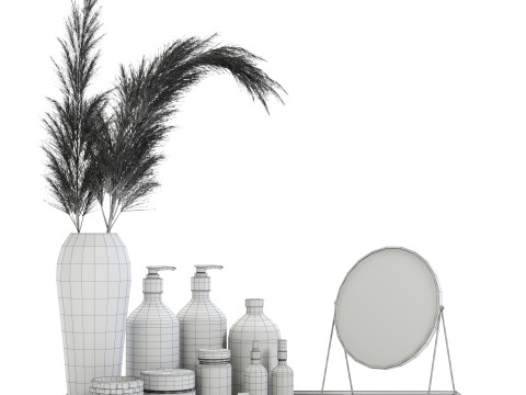 Bathroom accessories 02 3D Модель