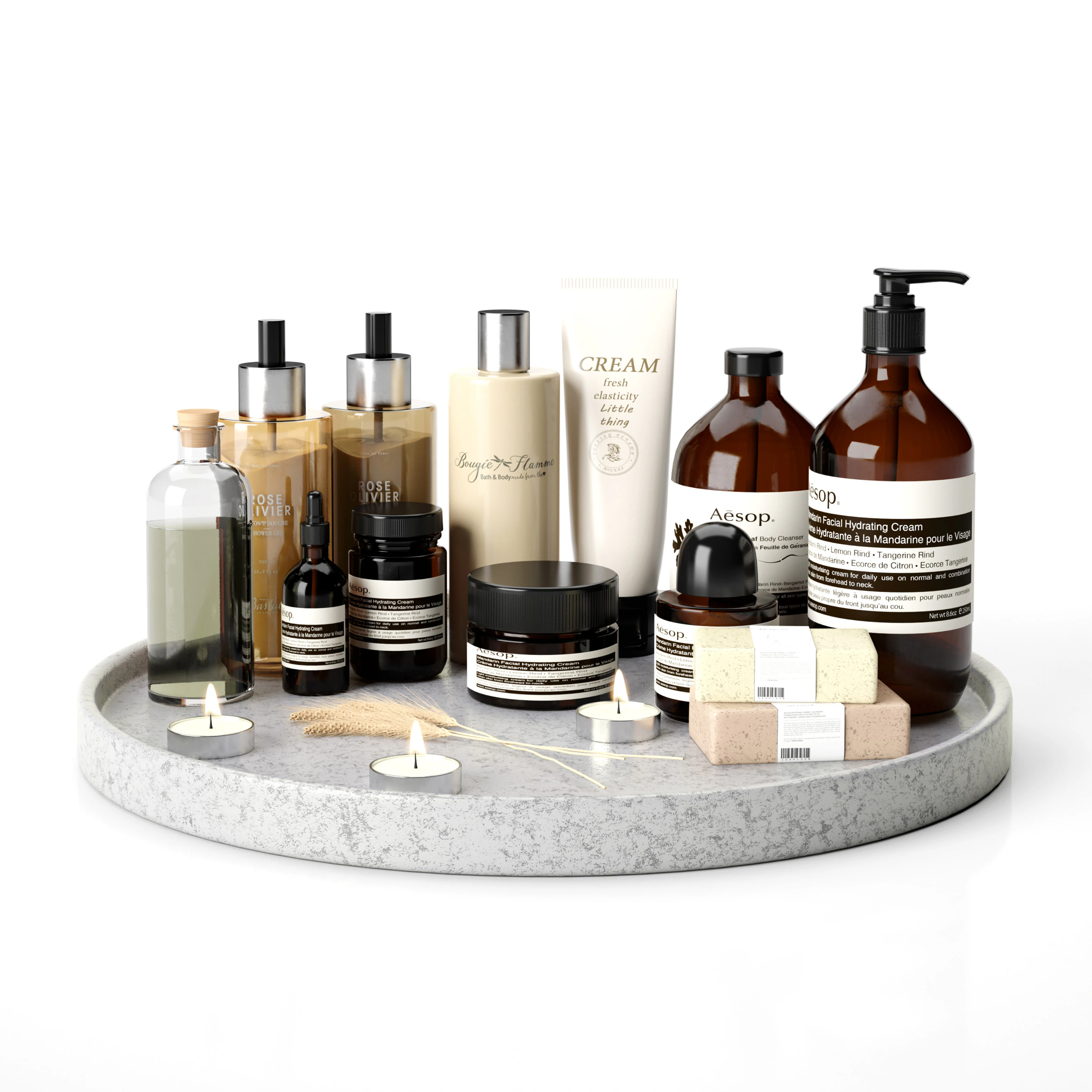 Bathroom accessories 05 3D Model .c4d .max .obj .3ds .fbx .stl .blend 