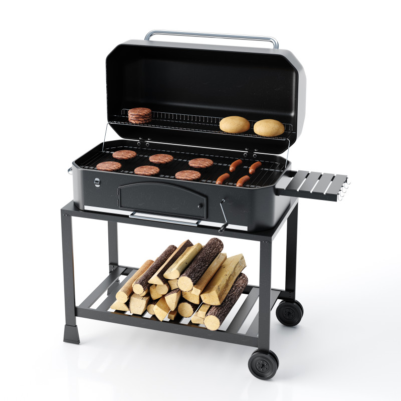 Barbecue 14 3D 模型 .c4d .max .obj .3ds .fbx .stl .blend 