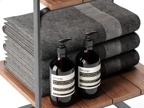 Bathroom accessories 06 3D Model
