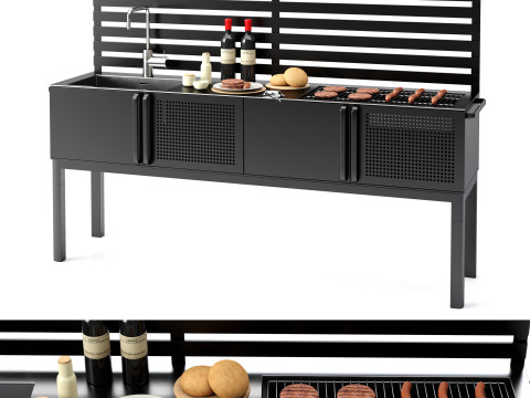 Barbecue 15 Modello 3D