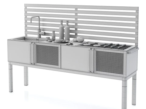 Barbecue 15 3D Model
