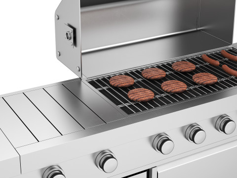Barbecue 16 3D Model