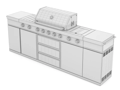 Barbecue 16 3D Model