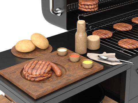 Barbecue 17 Modelo 3D
