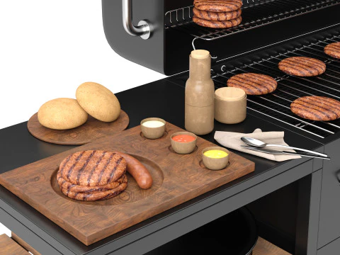 Barbecue 17 3D Model