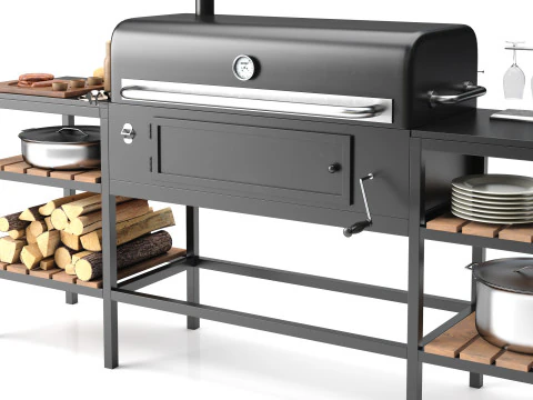 Barbecue 17 3D Model