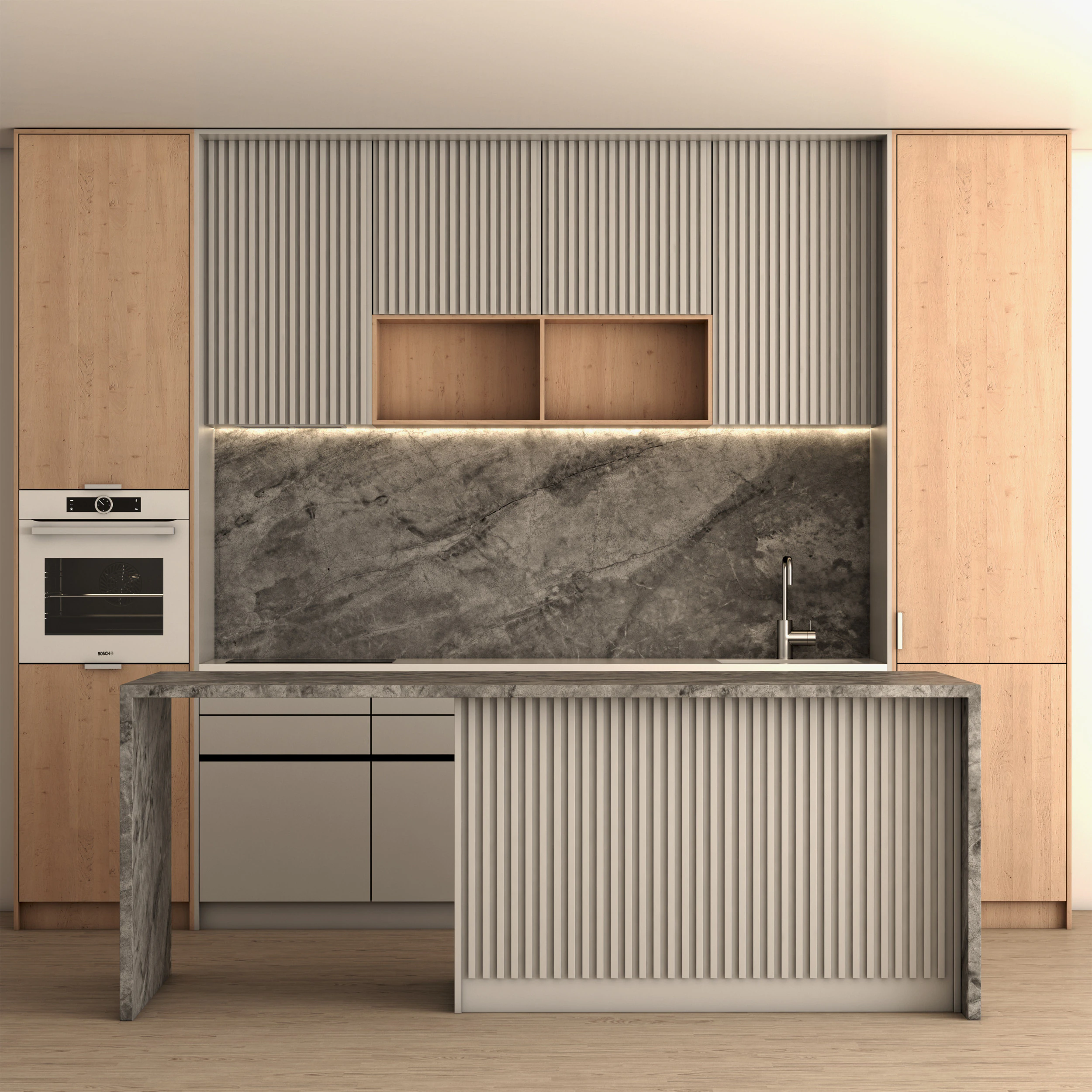 Kitchen01 3D Model .c4d .max .obj .3ds .fbx .stl .blend 