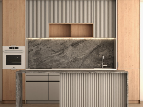 Kitchen01 3D Модель