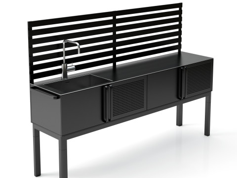 Outdoor Kitchen 3D 모델