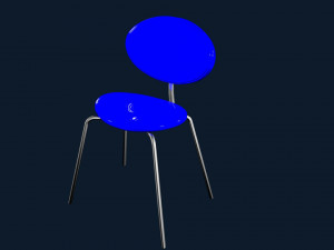 3d dining chair  3D Model