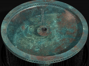 mimeo cascade fountain by david harber Modèle 3D