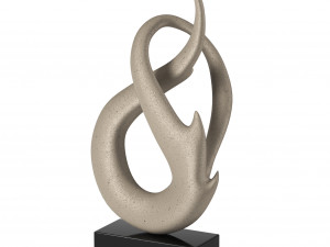 thomas gymnastic figurine modern sculpture 3D Модель